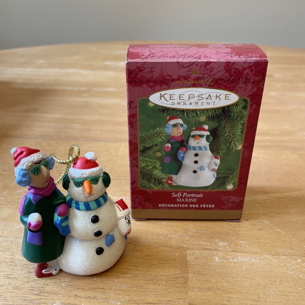 "SELF-PORTRAIT" Maxine‎ Hallmark Keepsake Ornament 2000